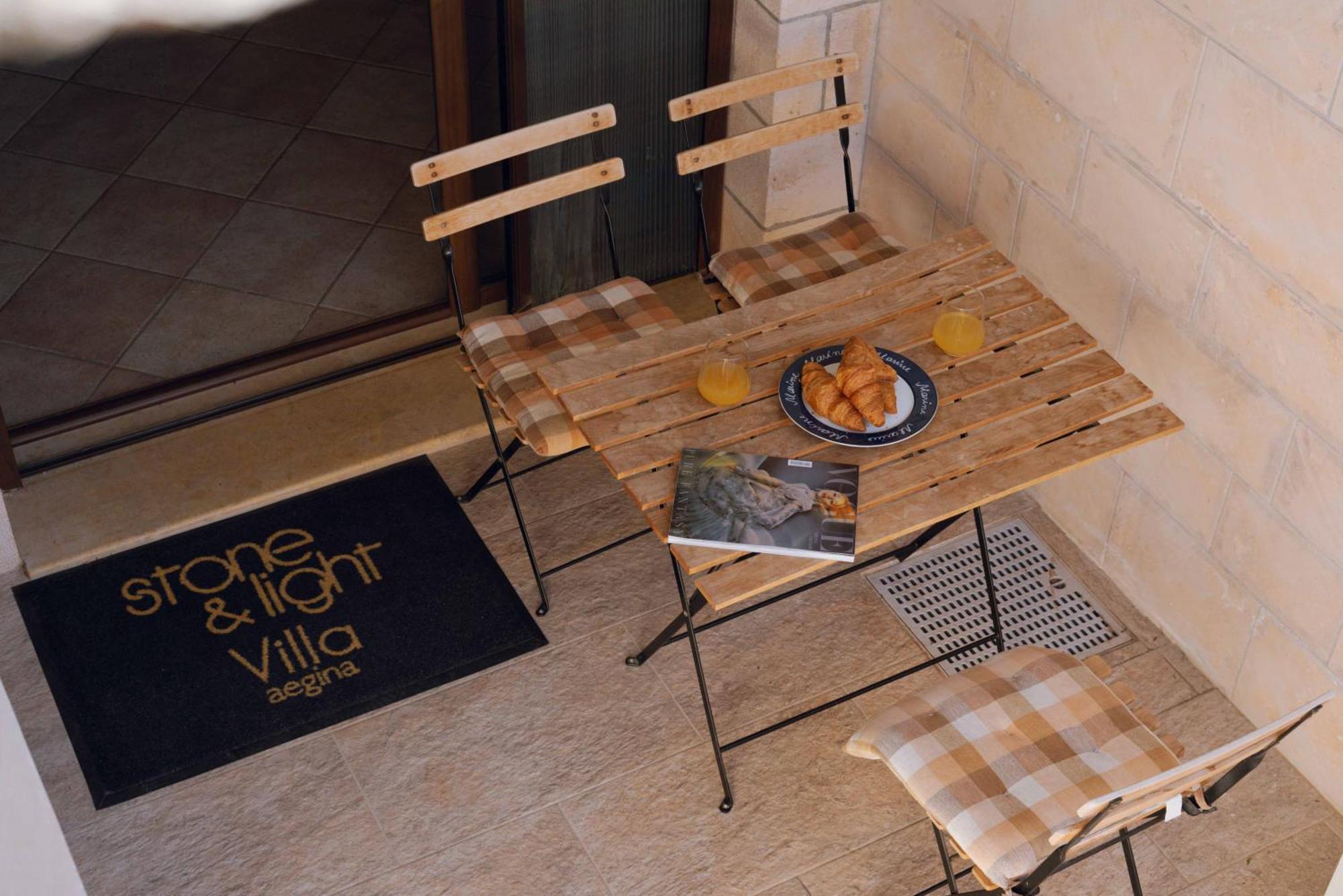 Seaside "Stone & Light Villa Ii" Close To Aegina City Khloi Exterior foto